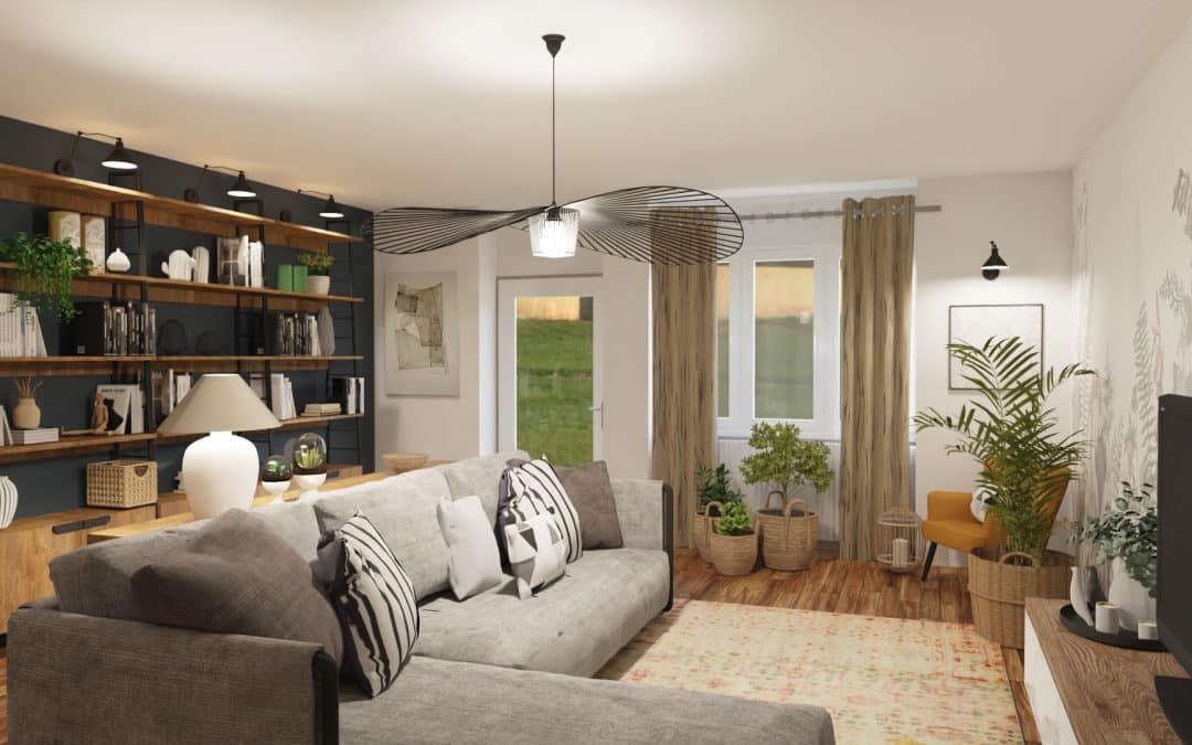 Rénovation totale d&rsquo;un ancien corps de ferme sur Bourg St Christophe